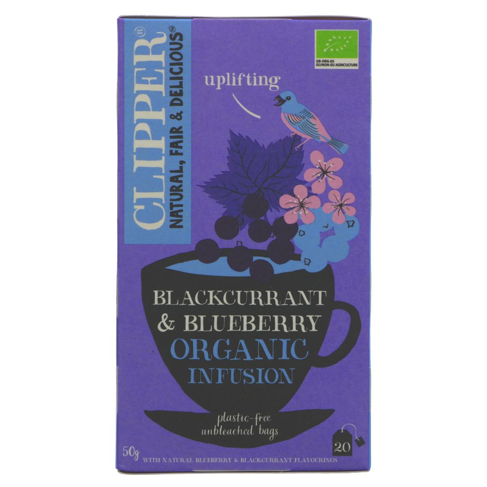 Clipper Blackcurrant & Blueberry - 20 bags