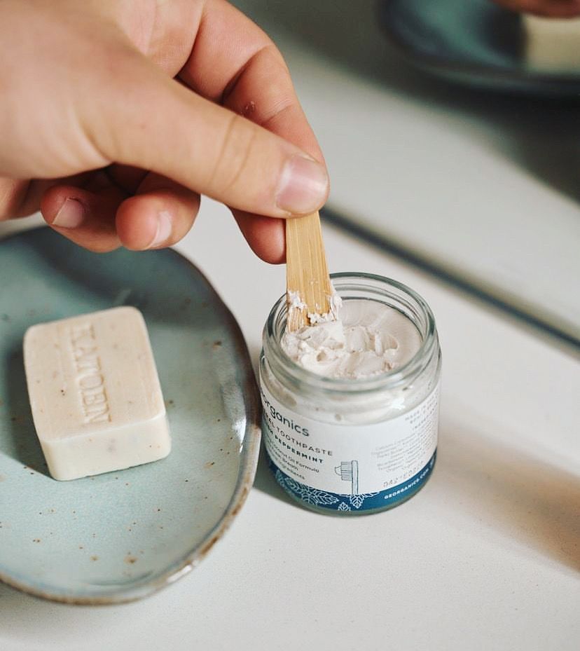 Image of Georganics Mineral Toothpaste - English Peppermint
