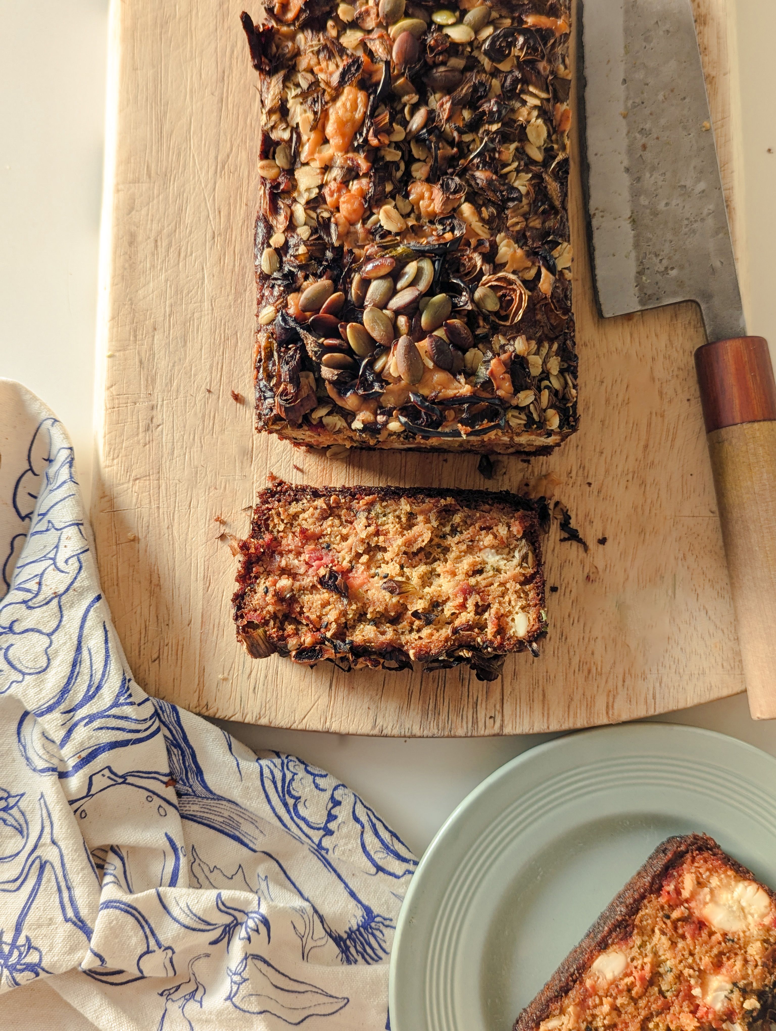 Image of Beetroot Cornbread with Feta and Chilli