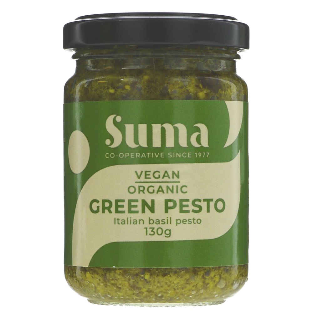Image of Suma Green Basil Pesto - 130g