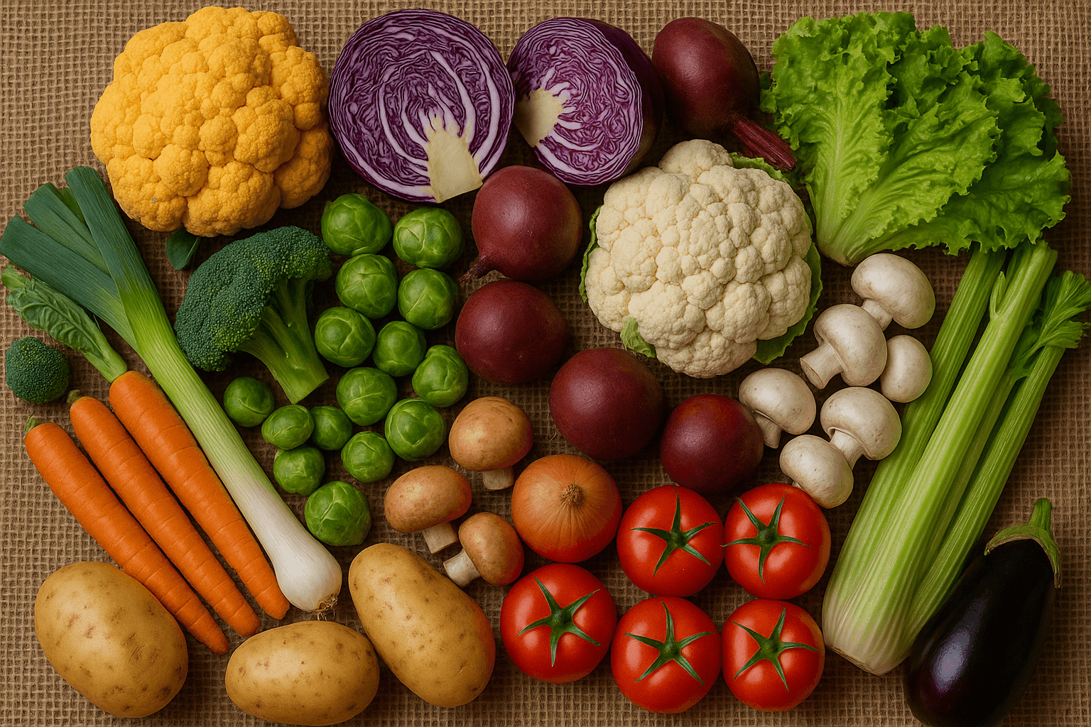 Christmas Jumbo Veg Bag