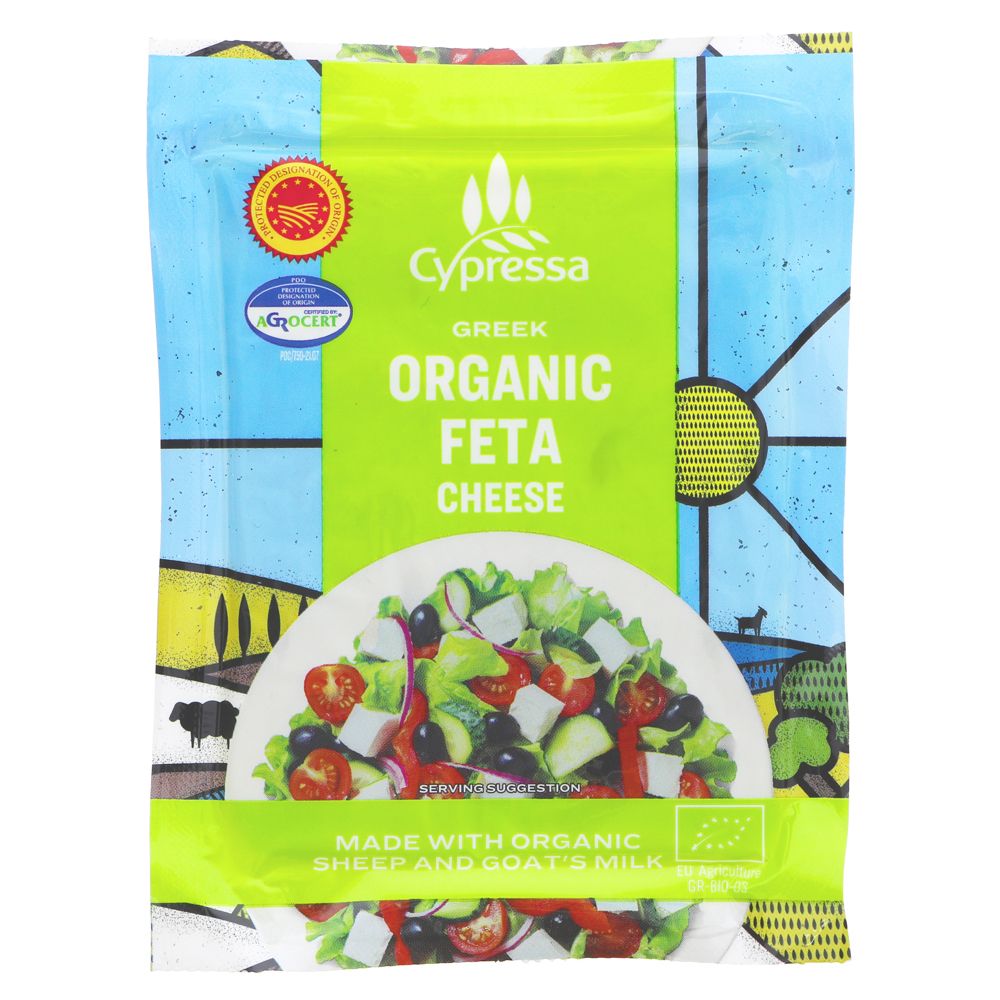 Cypressa Organic Feta Cheese: 200g