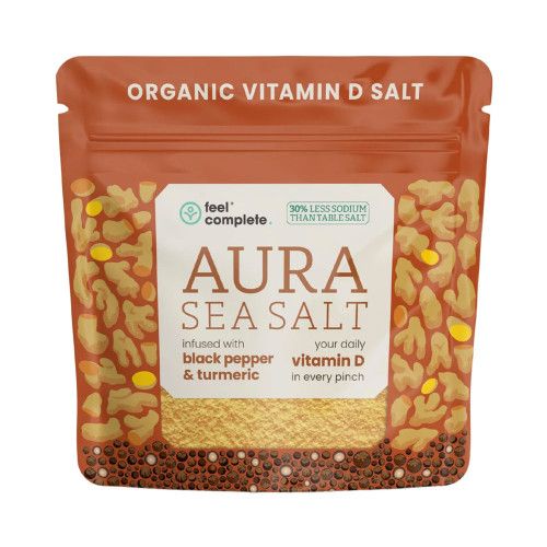 Feel Complete Aura Sea Salt - Turmeric and Black Pepper (80g)(Org)

