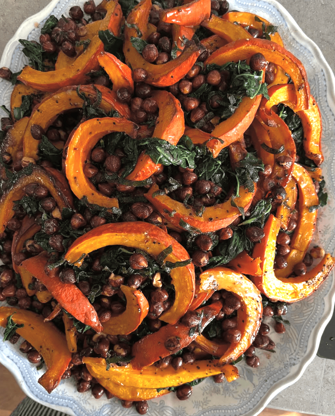 Image of Squash & Cavolo Nero with Hazelnuts & Brown Butter