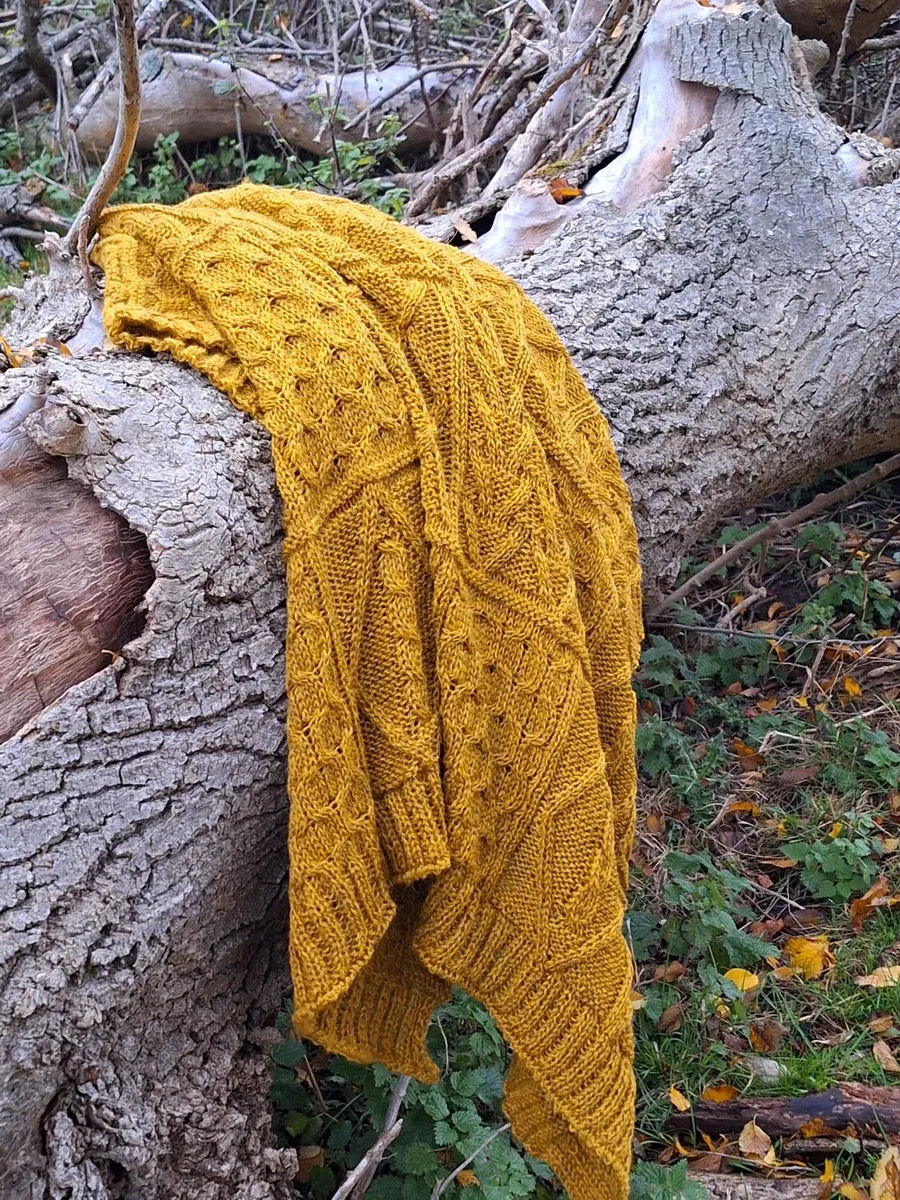 Autumn Yellow Izzy Lane Throw