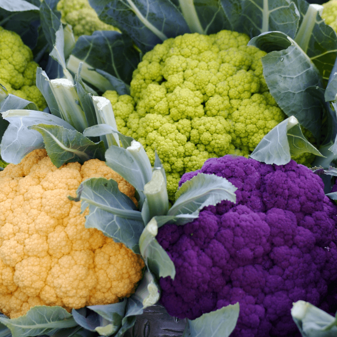 Cauliflower - Naturally Orange, Emerald or Purple!