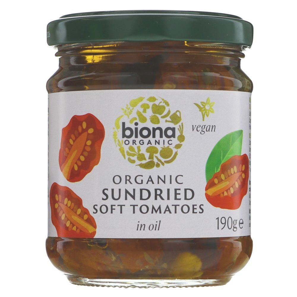Image of Biona Organic Sundried Tomatoes in Oil & Herb Marinade: 190g