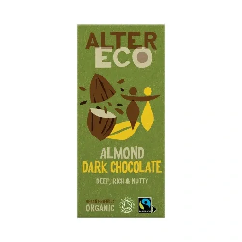 Image of Alter Eco Almond Dark Chocolate