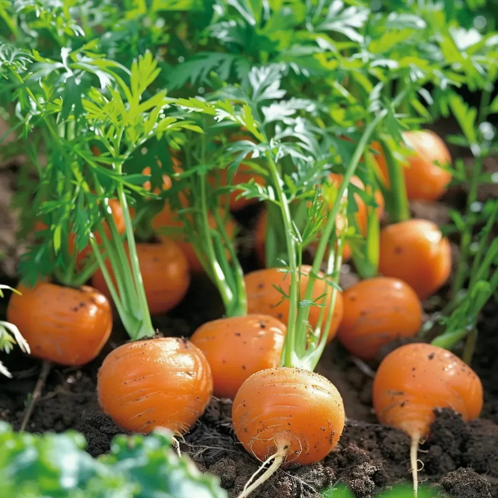  Carrots - Parisienne with Tops