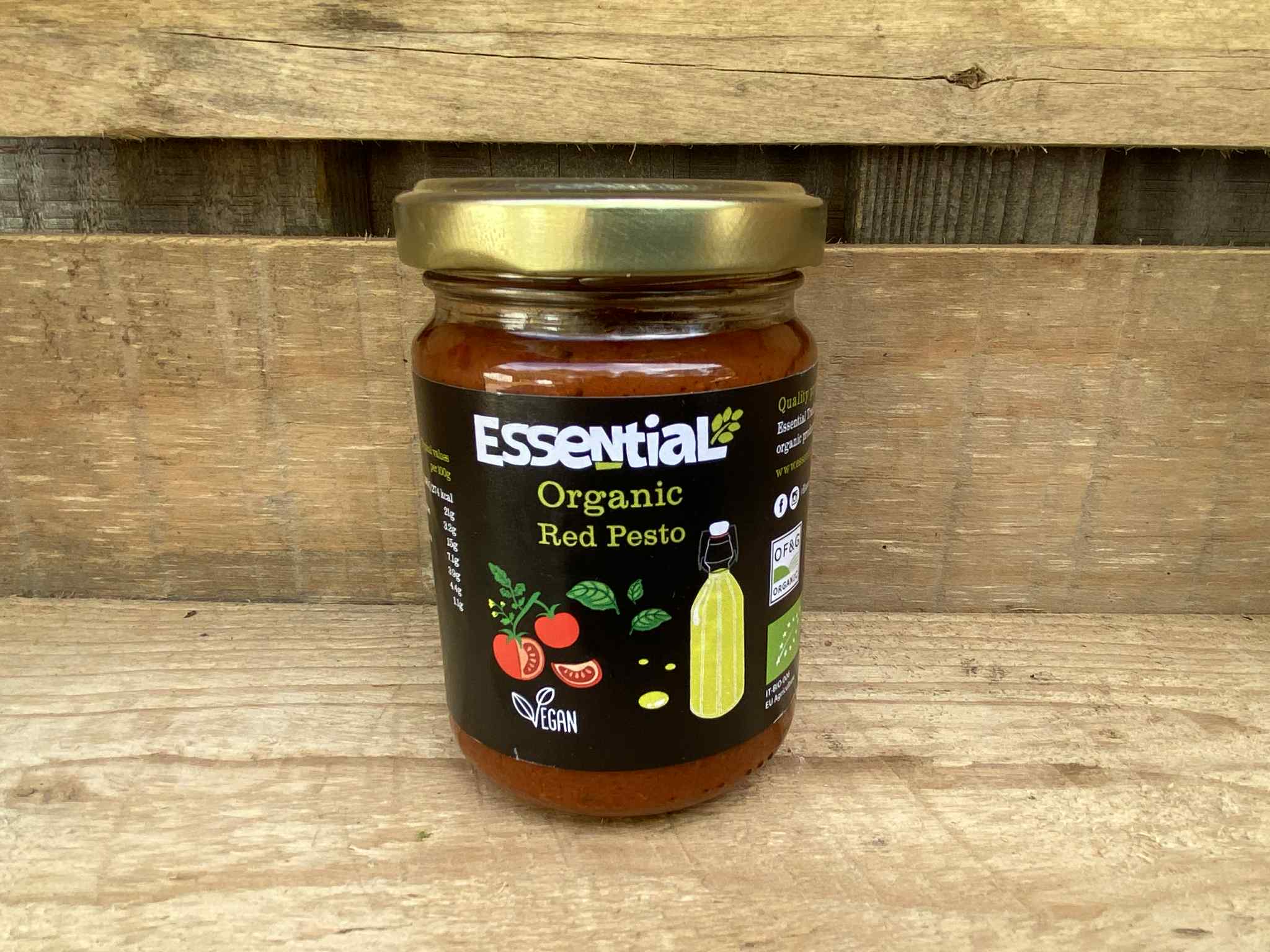 Organic Red Pesto (Double conc) 140g