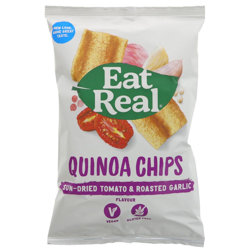 Eat Real Quinoa Crisps - Sundried Tomato and Roasted Garlic