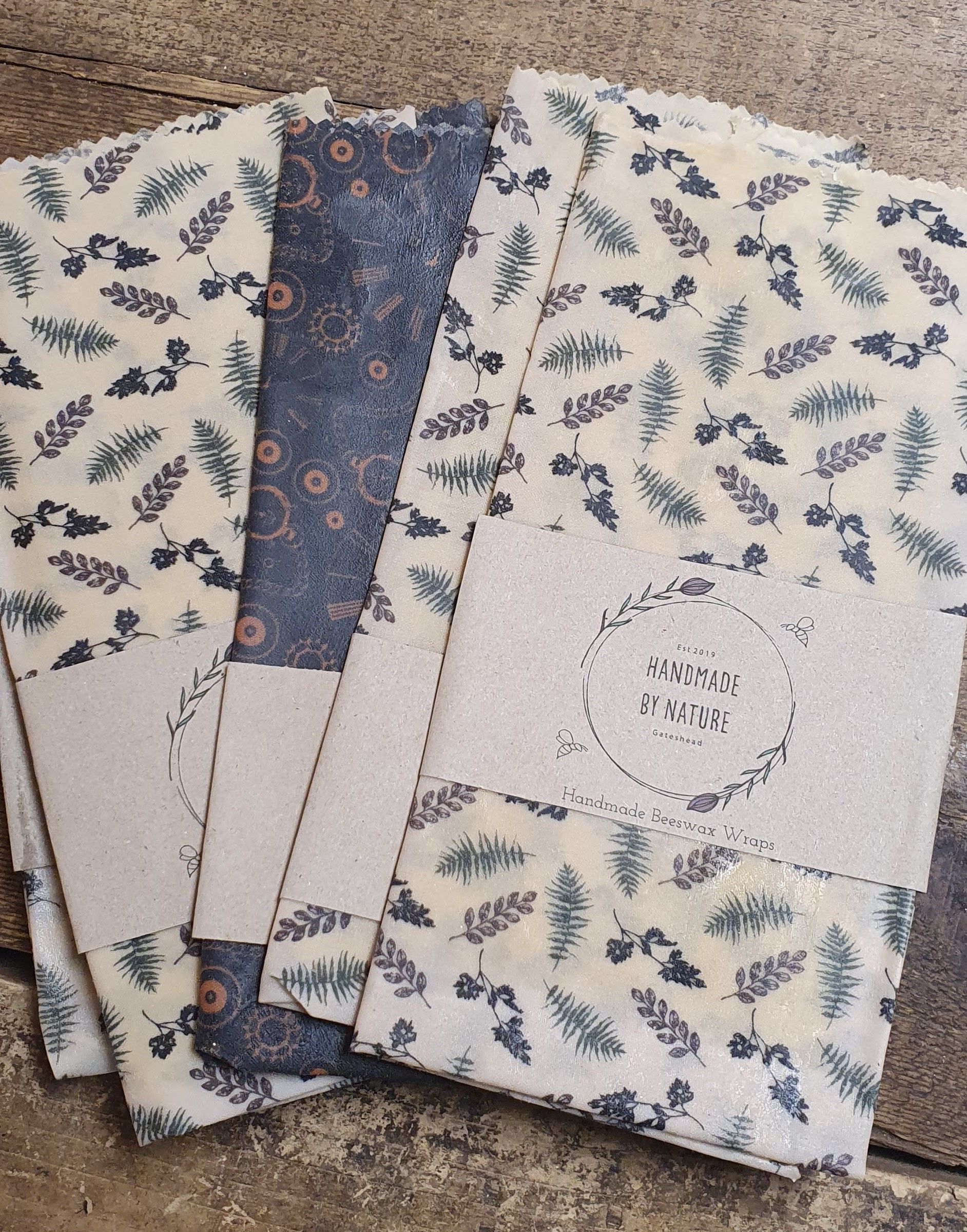Handmade By Nature Medium Beeswax Wraps