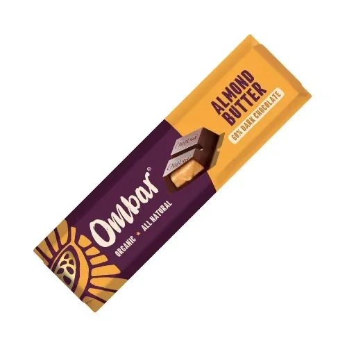 Image of Ombar Almond Filled Chocolate Bar