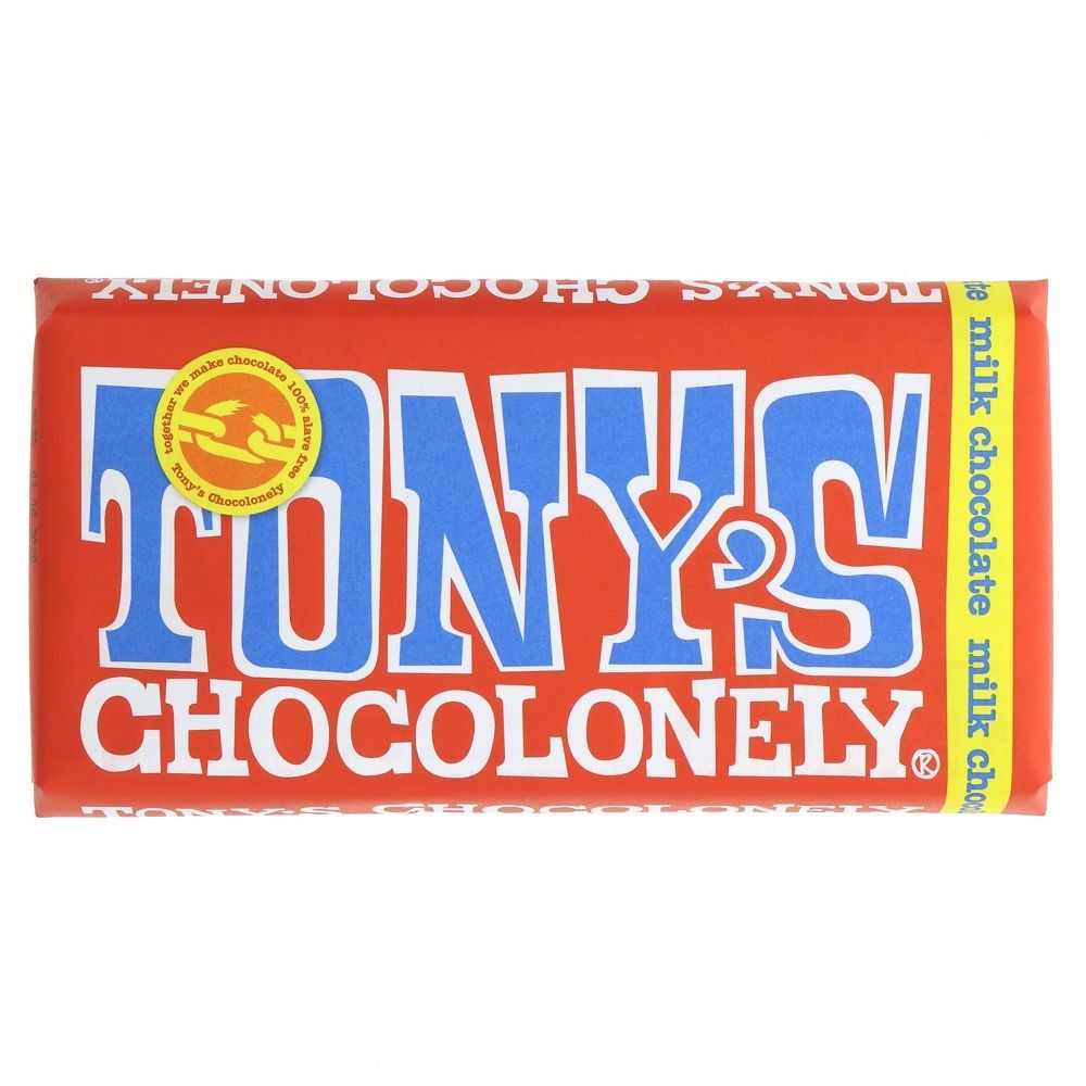 Image of Tony's Chocolonely Milk Chocolate: 180g