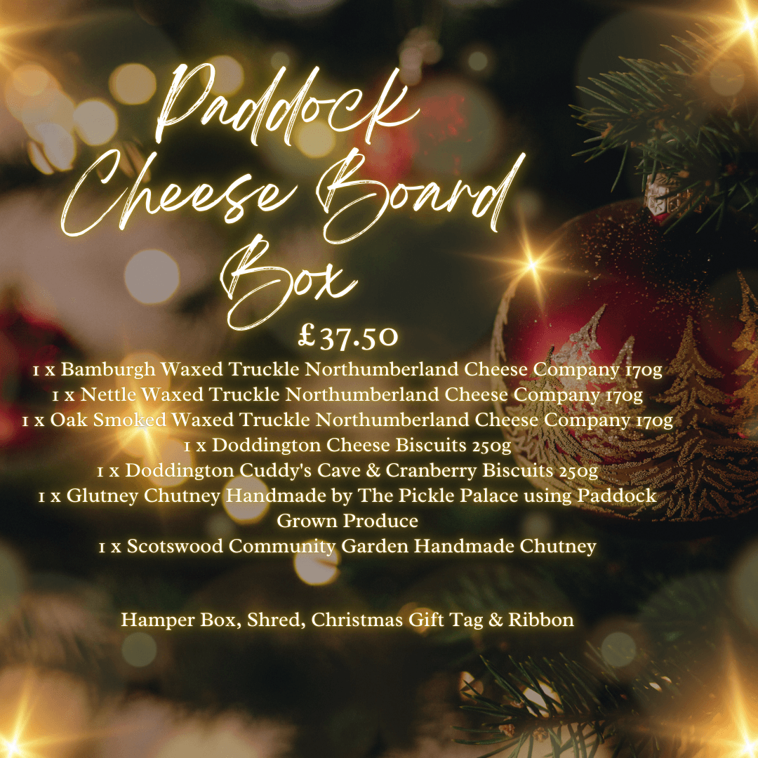 Paddock Christmas Cheese Board Box