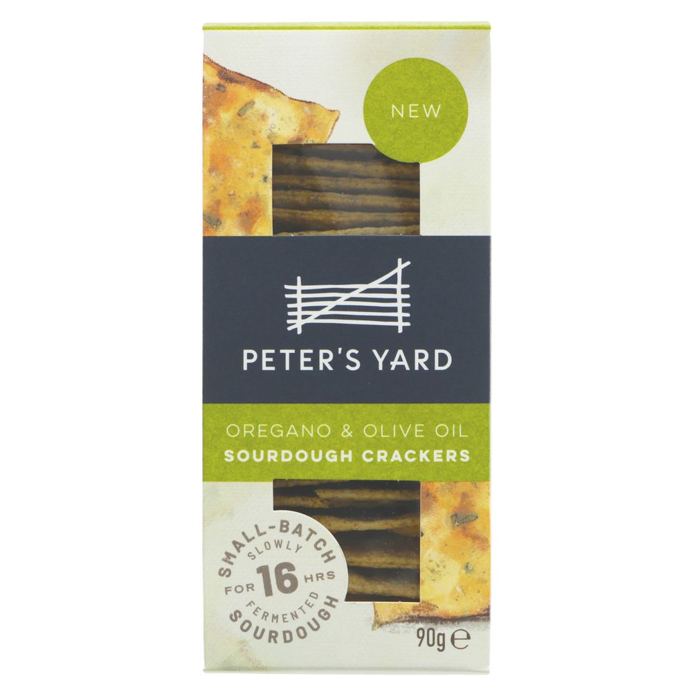 Peter's Yard - 
Oregano & Olive Oil Sourdough Crackers
