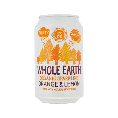 Image of Whole Earth Orange & Lemon - Sparkling 330ml