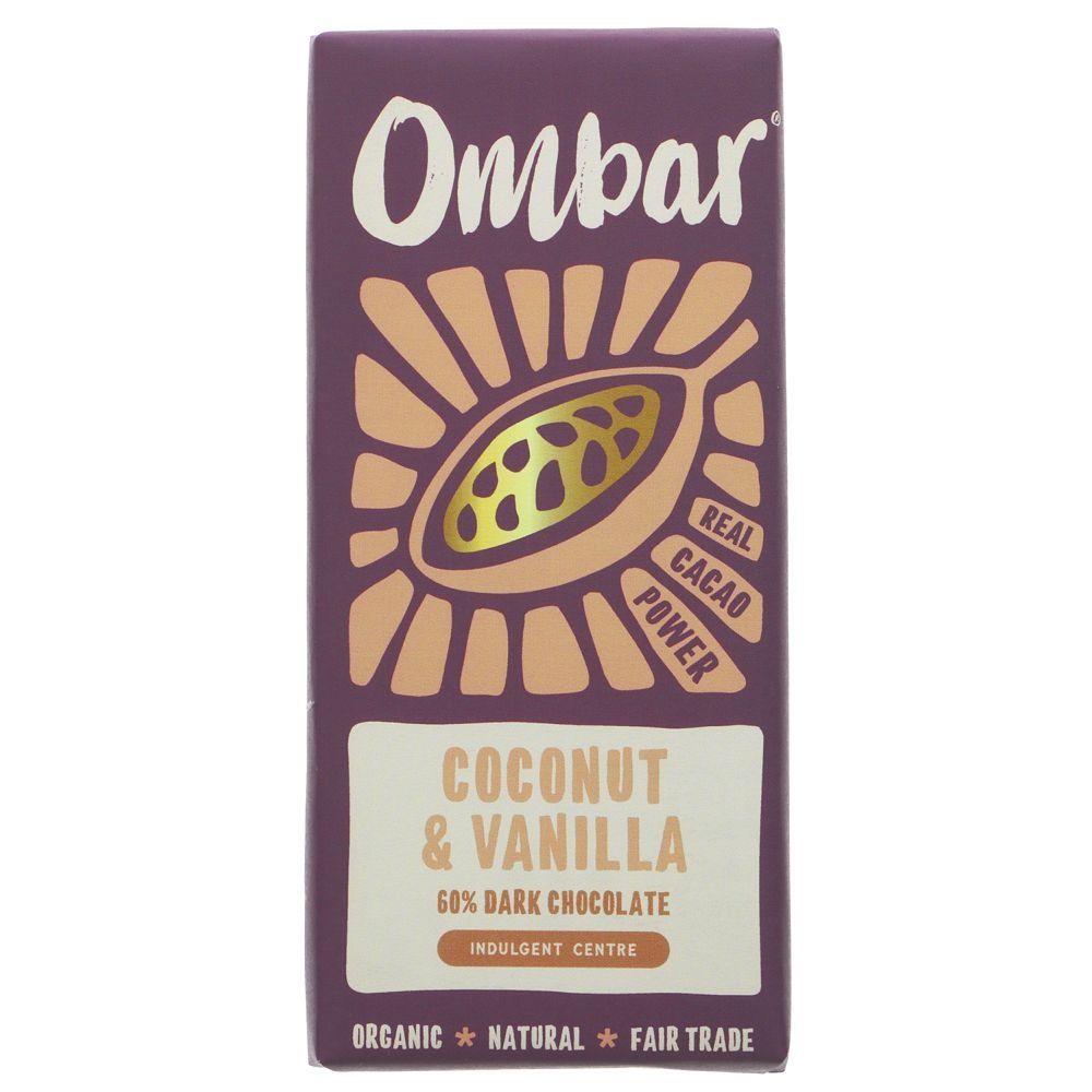 Image of Ombar Coconut & Vanilla Chocolate