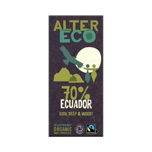 Image of Alter Eco 70% Ecuador Dark Chocolate