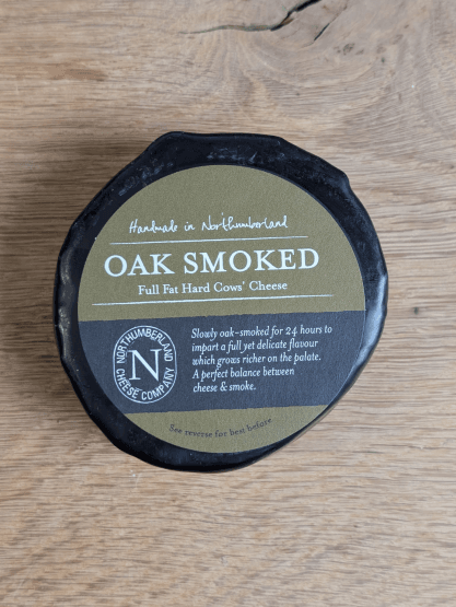 Image of Northumberland Cheese Oak Smoked Wax Truckle: 170g