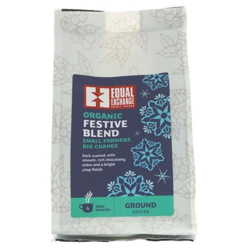 Equal Exchange Festive Ground Coffee: 200g