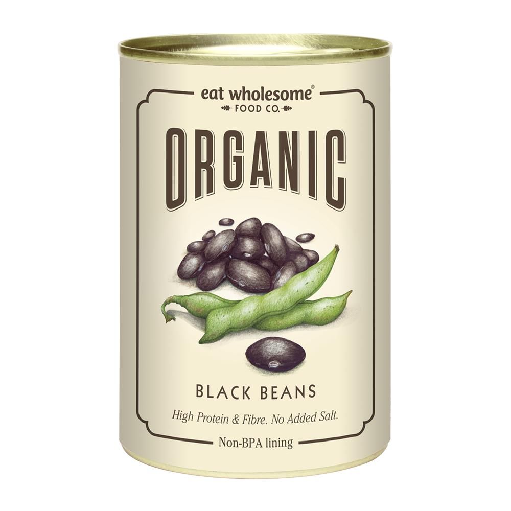 Black Beans (Tinned) (Organic)