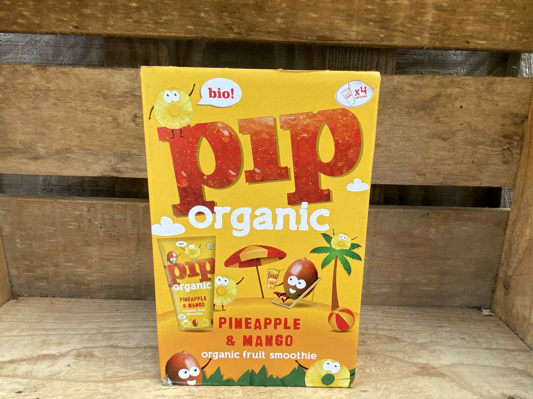 Pip Organic Pineapple & Mango Smoothie 180ml x4