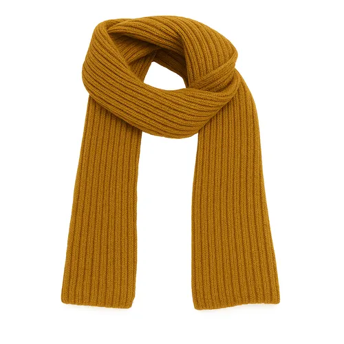 Autumn Yellow Fisherman's Rib Scarf