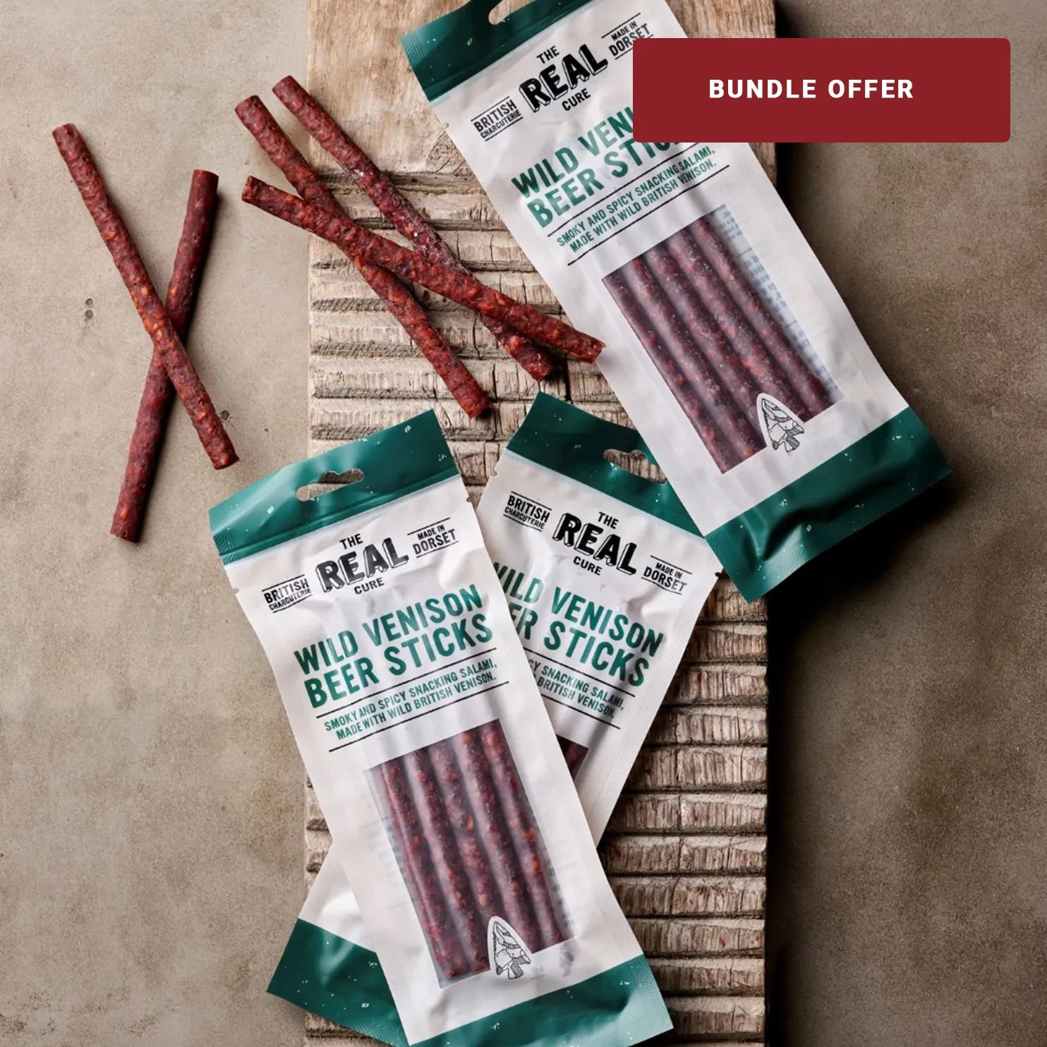 Image of Wild Venison Beer Sticks