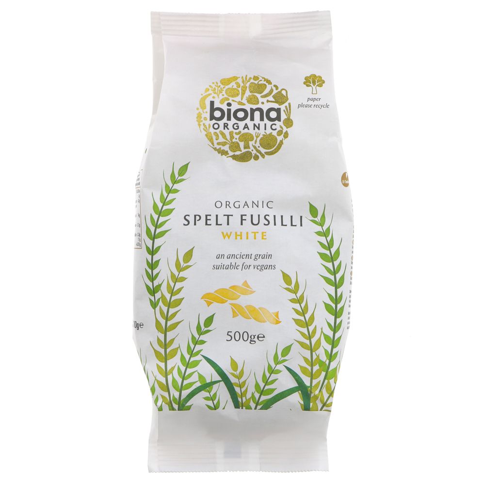 Biona White Spelt Fusilli 500g