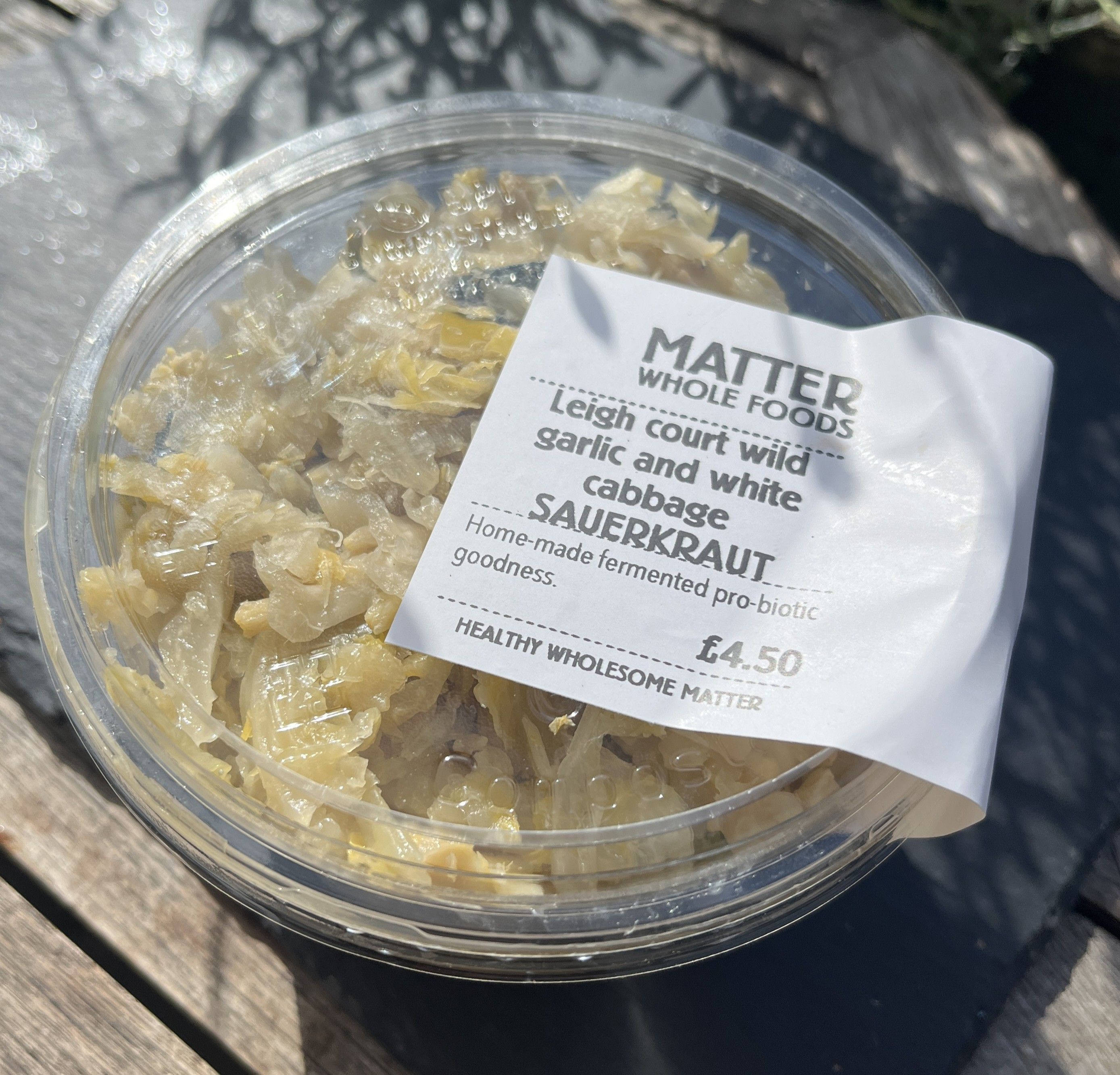 Leigh Court - Wild Garlic and Cabbage Sauerkraut 340g