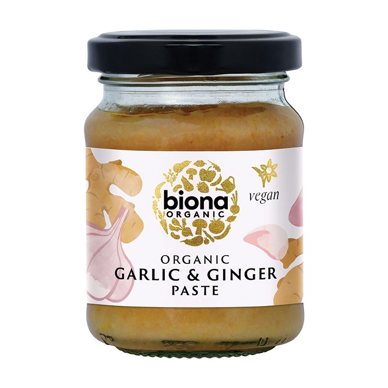 Garlic and ginger paste Biona 130g 