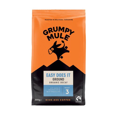 Grumpy Mule Ground Coffee - Easy Does It Decaf (200g) (Org)