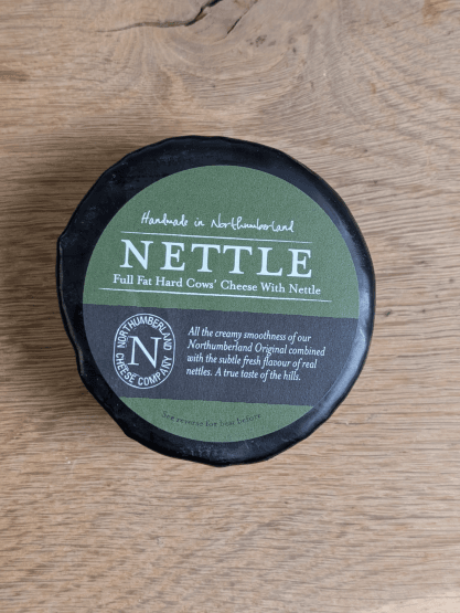 Northumberland Cheese Nettle Waxed Truckle: 170g