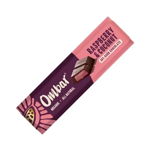 Image of Ombar Raspberry Filled Chocolate Bar
