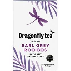 Dragonfly Tea Organic Earl Grey Rooibos Tea 40 teabags
