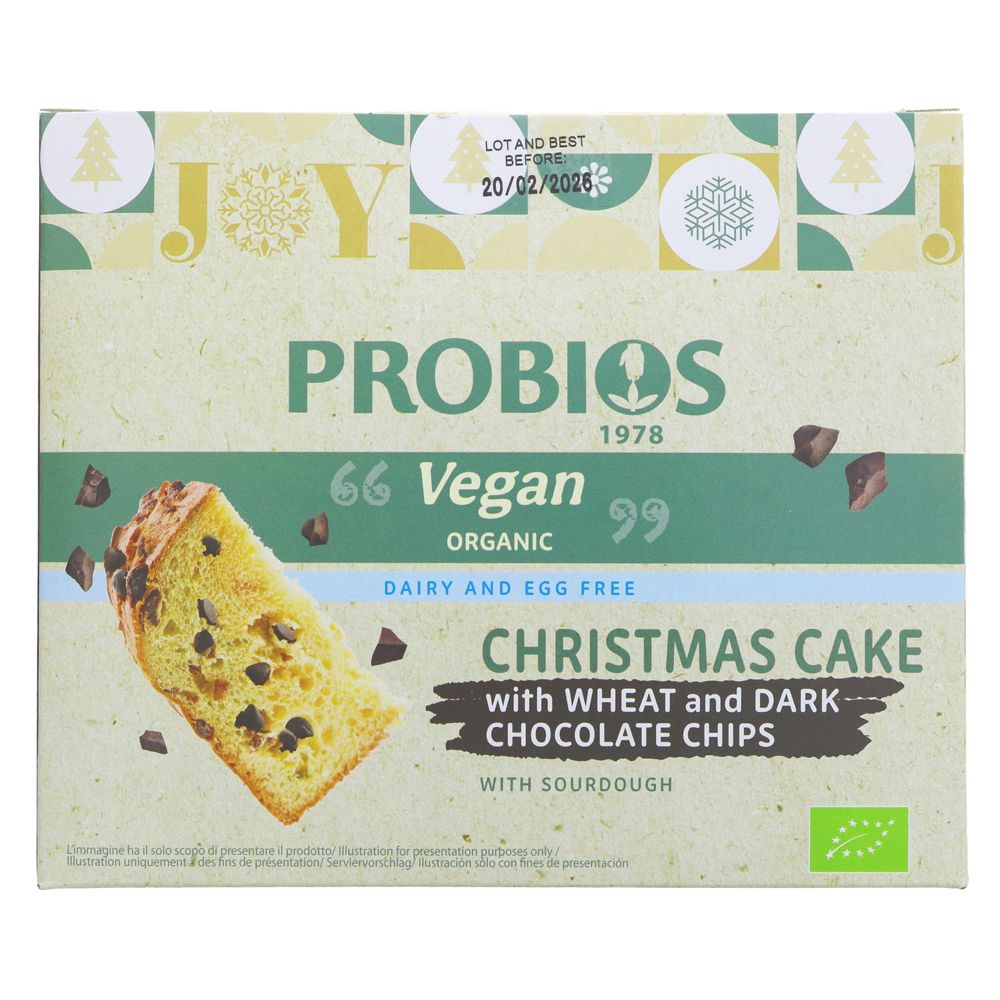 Probios Organic & Vegan Chocolate Panettone: 500g