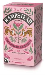 Hampstead Tea Rosehip Hibiscus 20 Bag (order in singles or 4 for trade outer)
