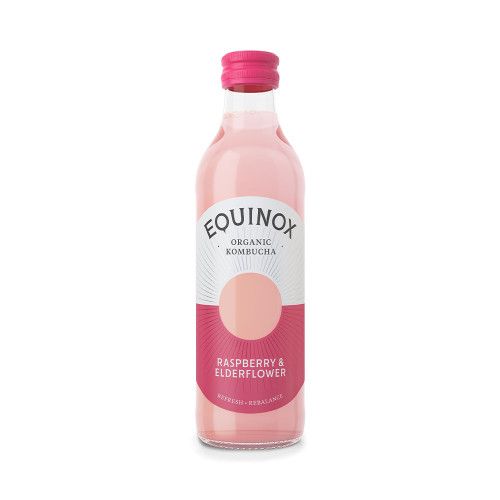 Equinox Kombucha Raspberry & Elderflower. 275ml