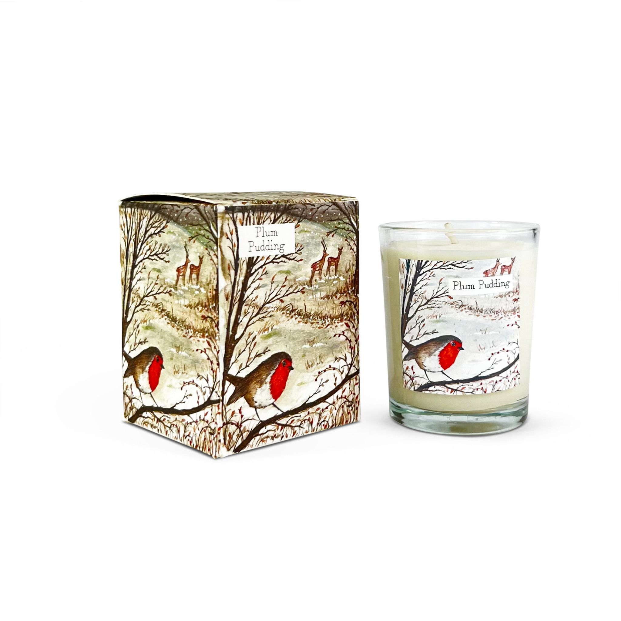 Heaven Scent Plum Pudding Robin Votive