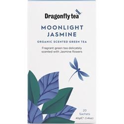 Dragonfly Tea Organic Moonlight Jasmine Green Tea 20 bag