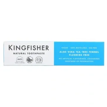 Image of Kingfisher Aloe Vera Toothpaste Fluoride Free