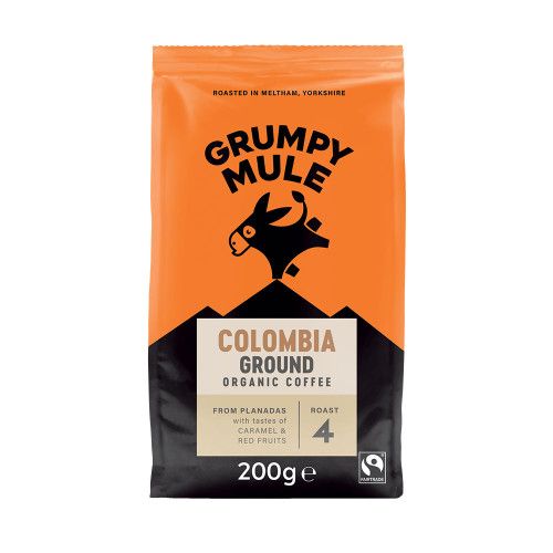 Grumpy Mule Ground Coffee - Colombia (200g) (Org)