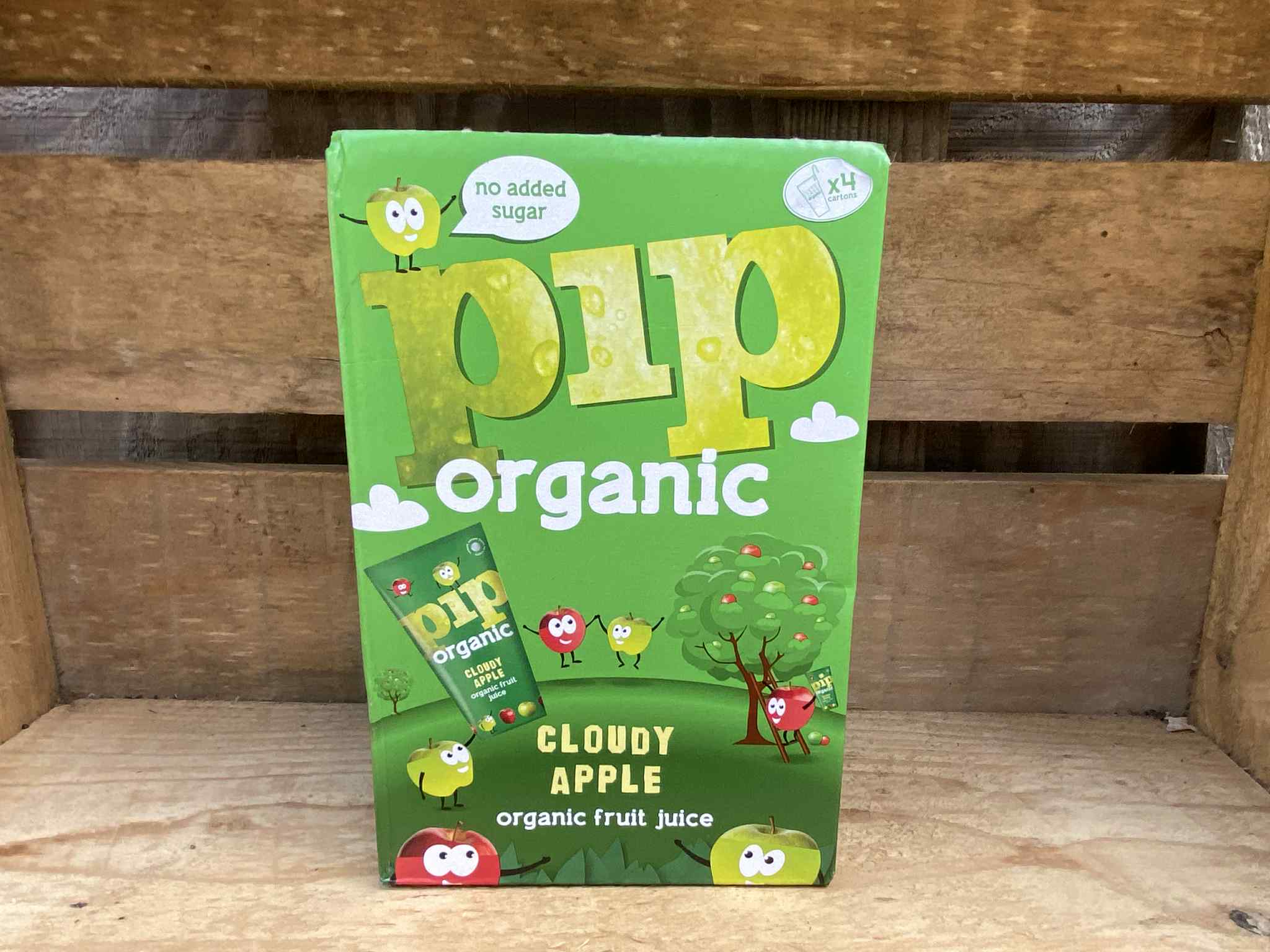 Image of Pip Organic Cloudy Apple Juice 180ml x4