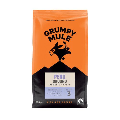 Grumpy Mule Ground Coffee - Peru (200g) (Org)