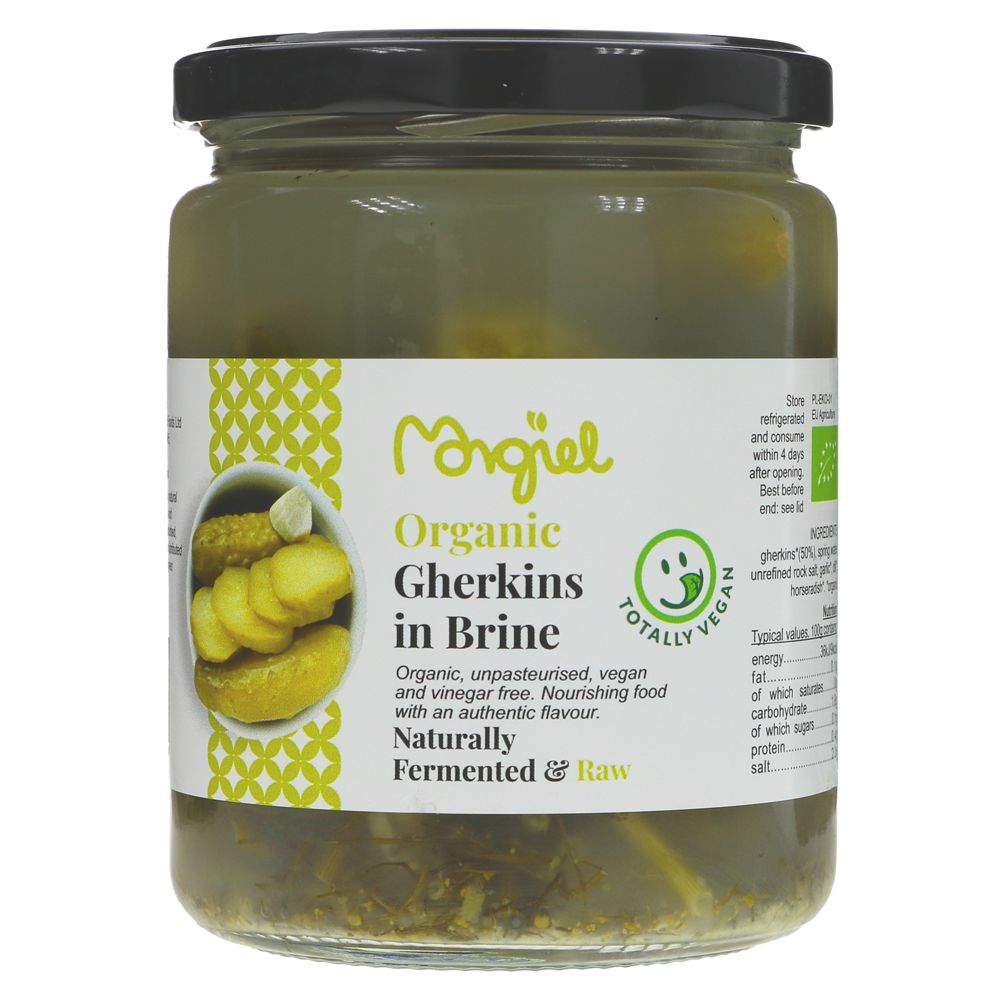 Morgiel Raw Fermented Gherkins in Brine 500g