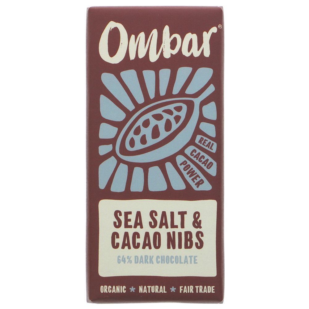 Image of Ombar Salt and Nibs Chocolate