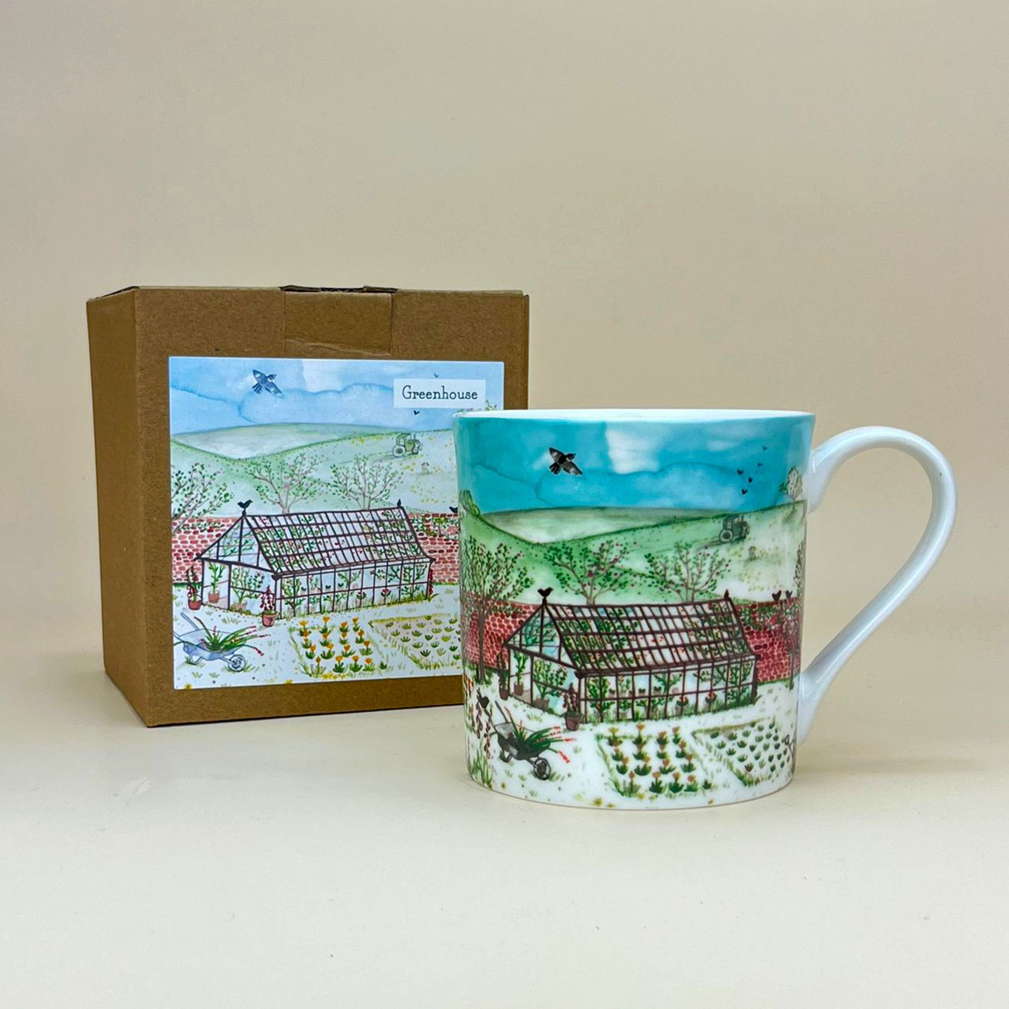 Heaven Scent Greenhouse Bone China Mug