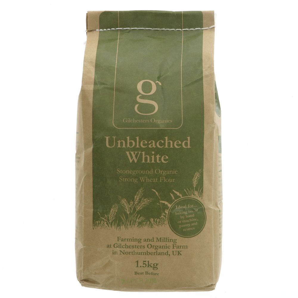 Image of Gilchesters Organics Unbleached White Flour: 1.5kg