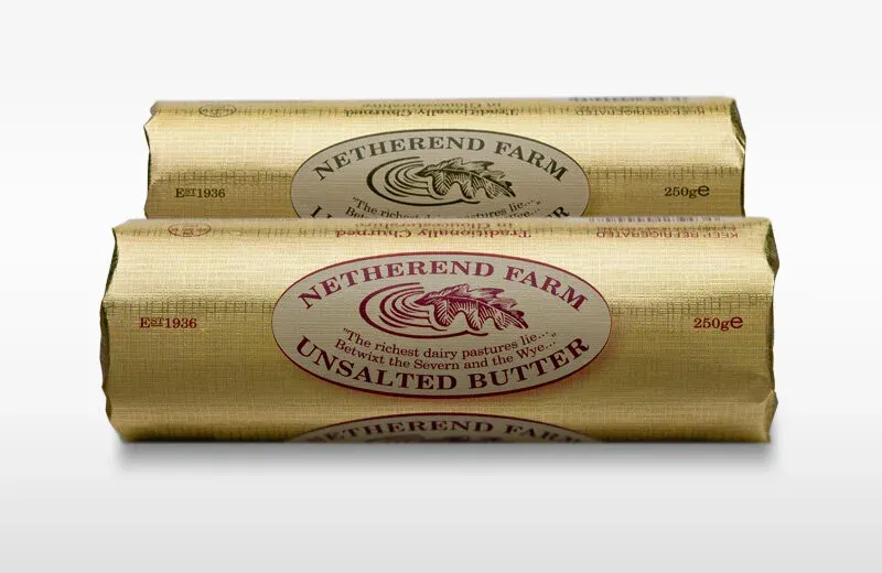 Organic Farmhouse Butter Slightly Salted: 250g (Netherend)